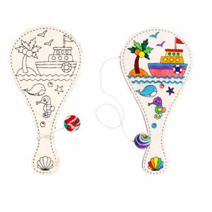 300x300 kids art board racket shape with ball educational toy for painting - Racket Drawing