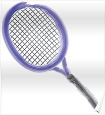 210x230 Tennis Racket Drawing Posters Redbubble - Racket Drawing