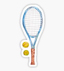 210x230 Tennis Racket Drawing Stickers Redbubble - Racket Drawing