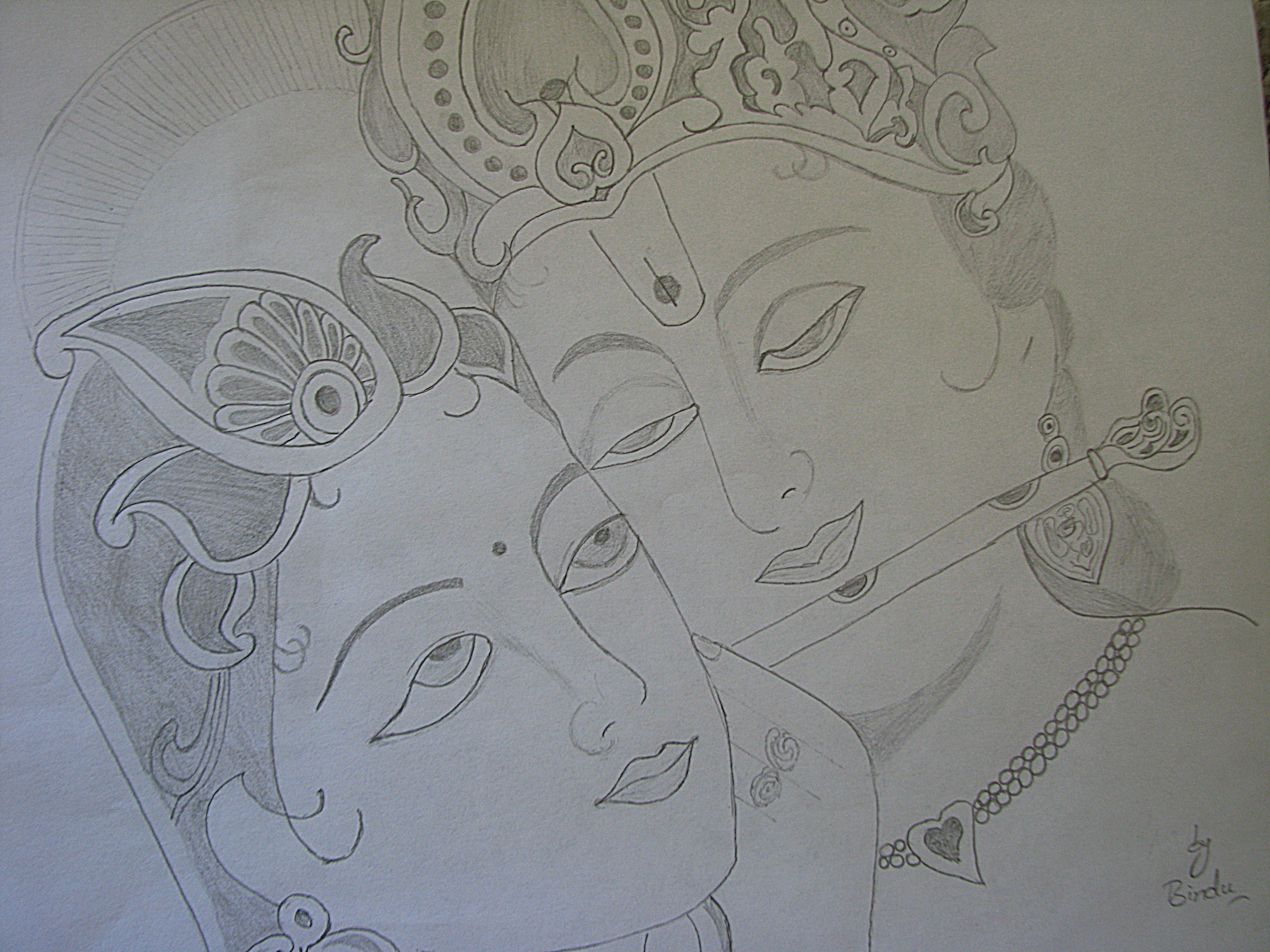 Featured image of post Cartoon Easy Simple Radha Krishna Drawing : Radha krishna drawing easy with colour.