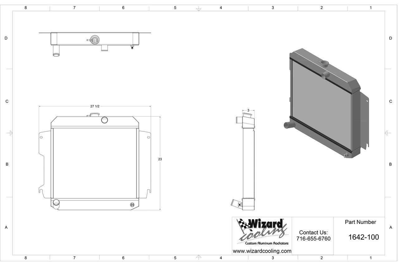 1280x854 high performance dodge aluminum radiator - Radiator Drawing