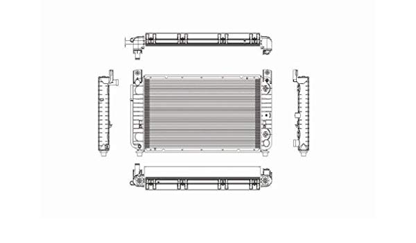 600x350 chevy silverado replacement radiator - Radiator Drawing