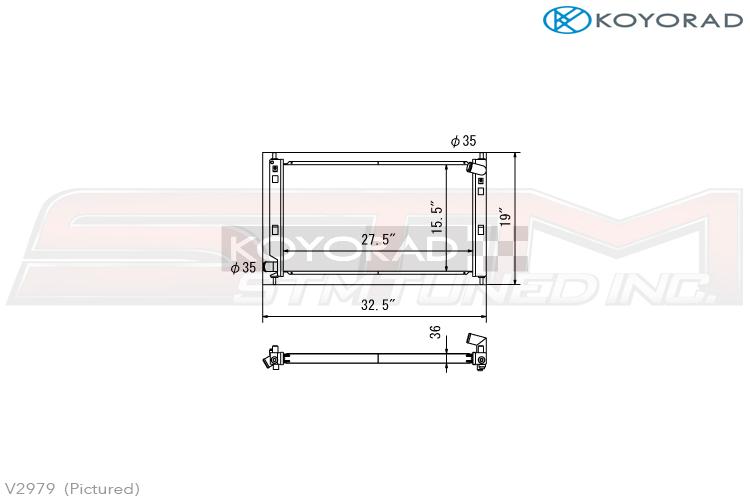 750x498 koyo racing aluminum radiator - Radiator Drawing