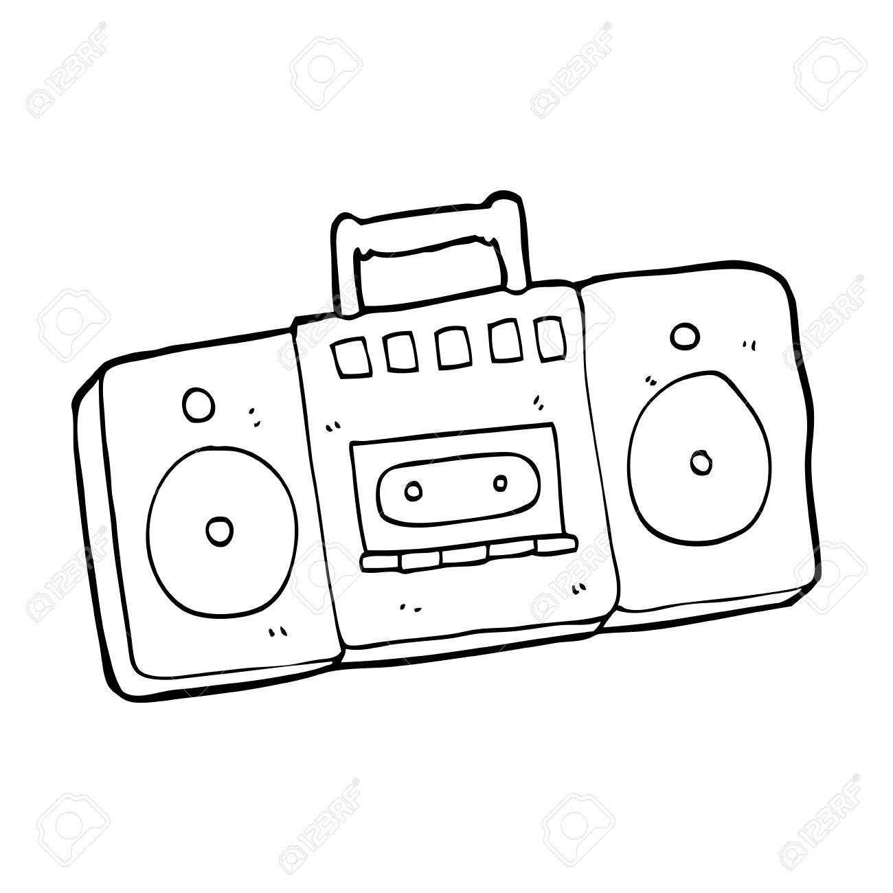 1300x1300 radio drawing easy for free download - Radio Drawing