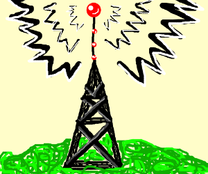 300x250 radio tower - Radio Tower Drawing