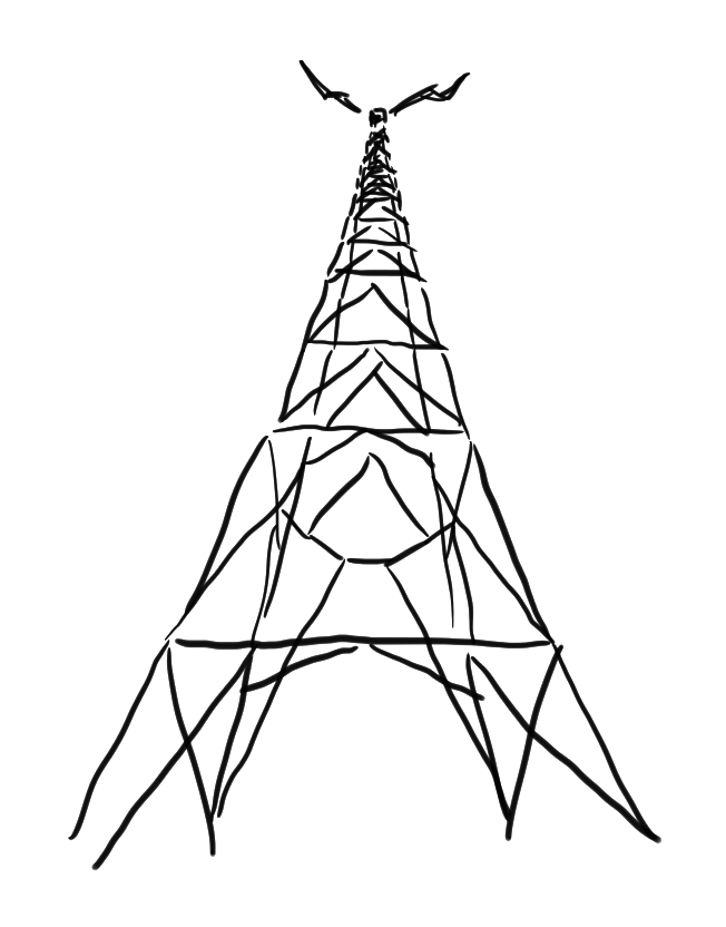 652x832 wrfis radio tower - Radio Tower Drawing