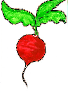 233x320 i should draw more draw a radish - Radish Drawing