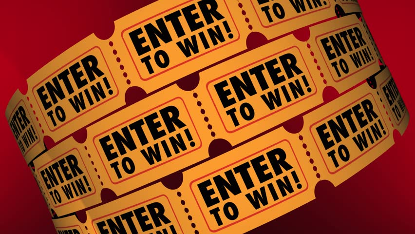 852x480 enter to win tickets contest stock footage video - Raffle Drawing