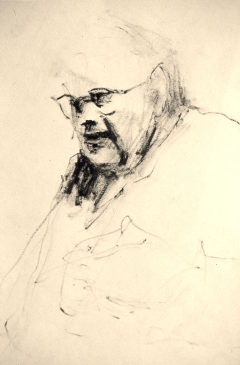 480x730 Frank Hobbs Etching Ink And Cotton Swab On Laid Rag Paper - Rag Drawing