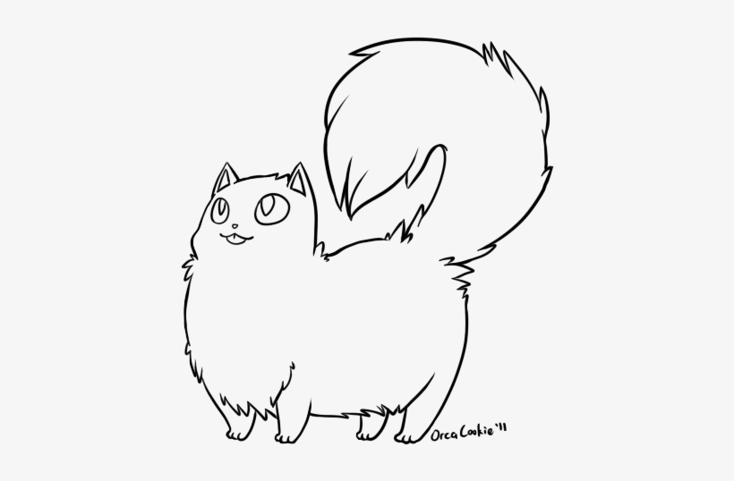 820x538 collection of free cat drawing minimalist download - Ragdoll Cat Drawing