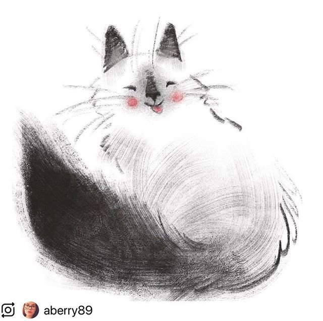 640x637 kidlit artists on twitter - Ragdoll Cat Drawing