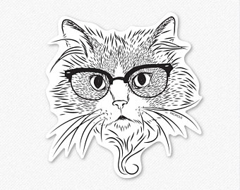 340x270 Ragdoll Cat Drawings Etsy - Ragdoll Drawing