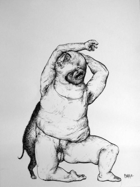 487x650 la rage drawing - Rage Drawing