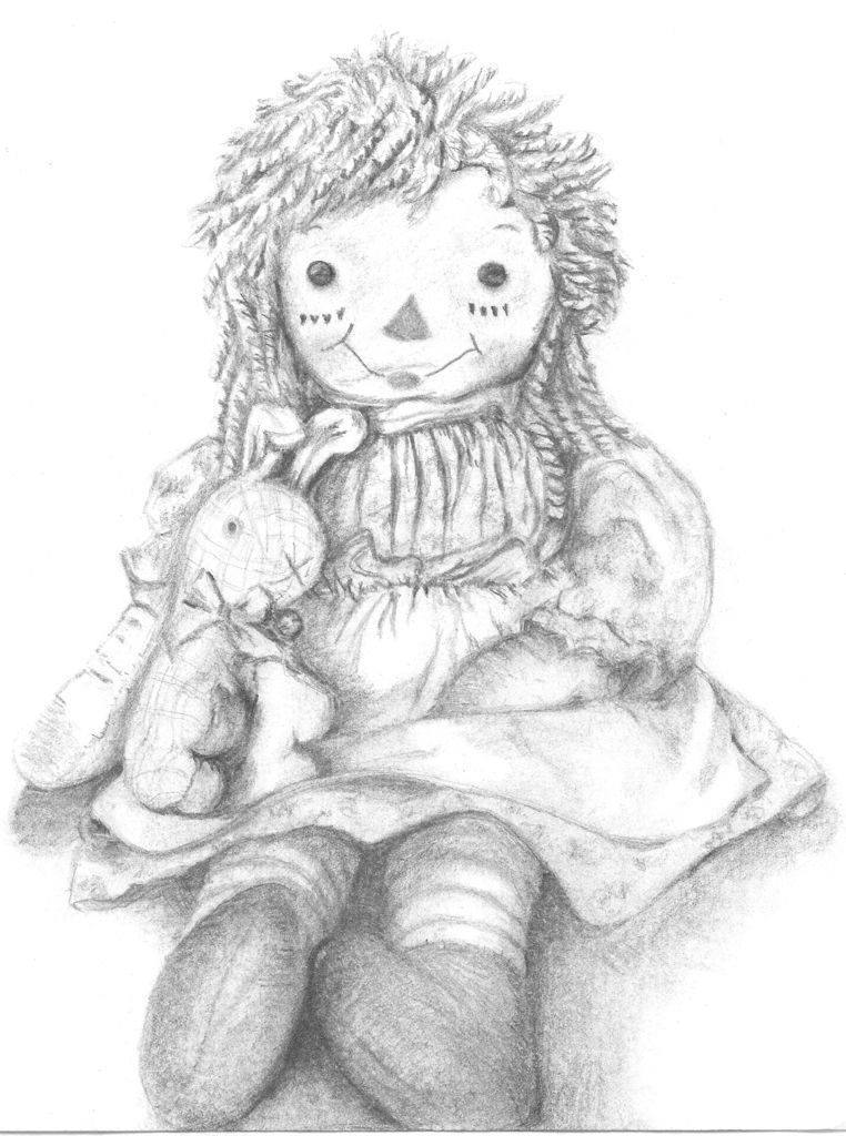 762x1024 Love This Picture, I Want Raggedy Ann And Andy - Raggedy Ann Drawing