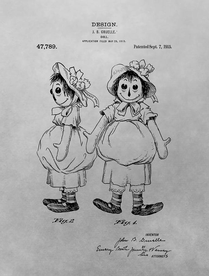 683x900 Raggedy Ann Drawing - Raggedy Ann Drawing