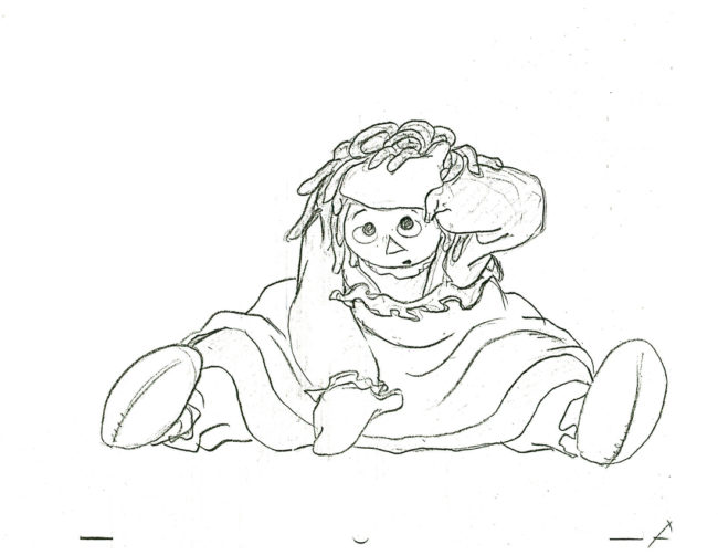 650x502 Raggedy Ann Andy A Musical Adventure - Raggedy Ann Drawing