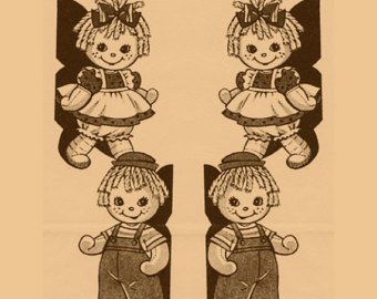 340x270 Raggedy Ann Socks Etsy - Raggedy Ann Drawing