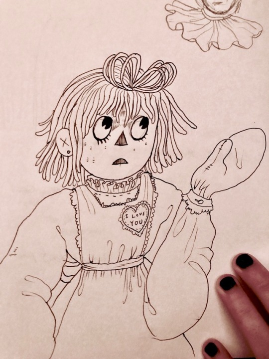 raggedy ann drawing