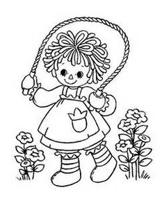 236x287 Best Raggedy Ann Coloring Pages Images In Raggedy Ann - Raggedy Ann Drawing