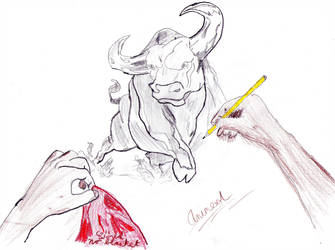 335x250 raging bull perspective - Raging Bull Drawing