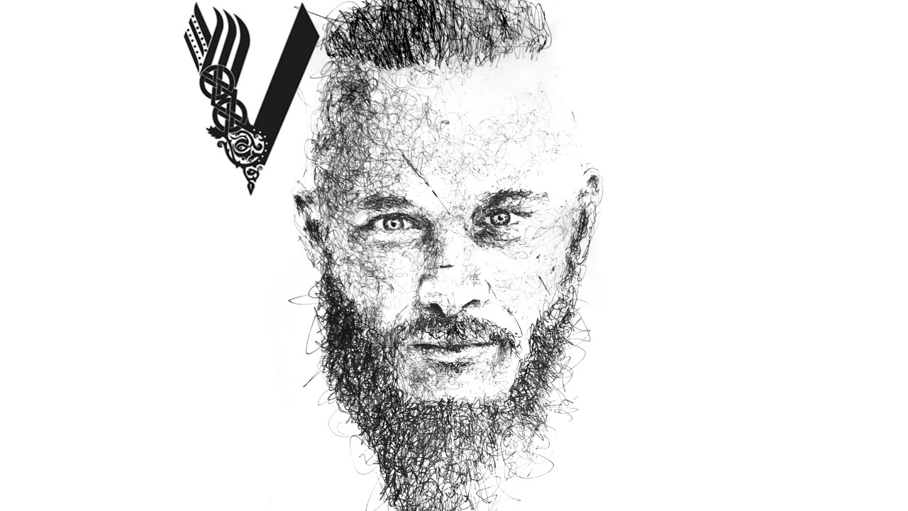 1280x720 speed drawing ragnar lothbrok - Ragnar Lothbrok Drawing
