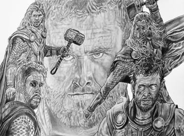375x278 ragnarok drawings for sale saatchi art - Ragnarok Drawing