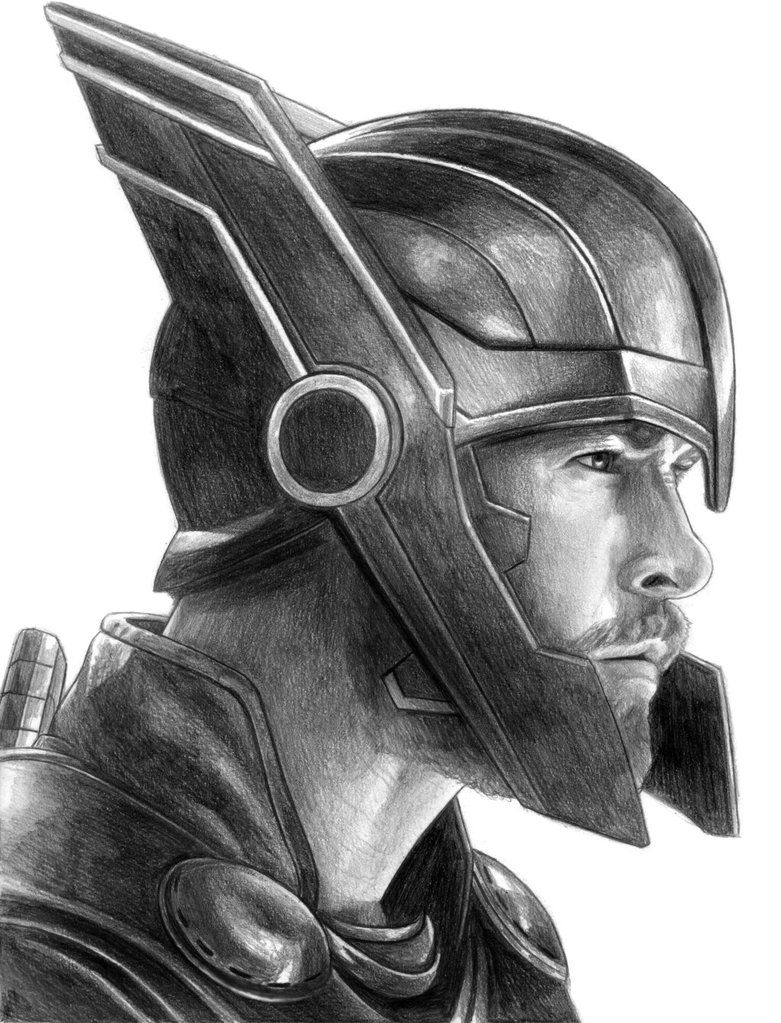 781x1023 thor - Ragnarok Drawing