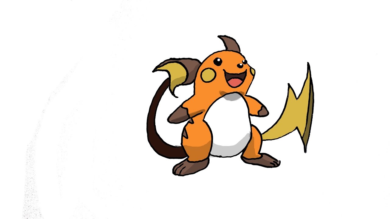 1280x720 How To Draw Raichu - Raichu Drawing
