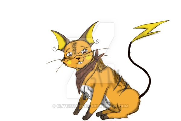 600x400 Marshall - Raichu Drawing