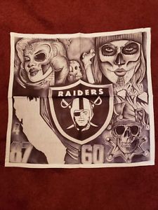 225x300 prison art drawing on cloth - Raiders Drawing