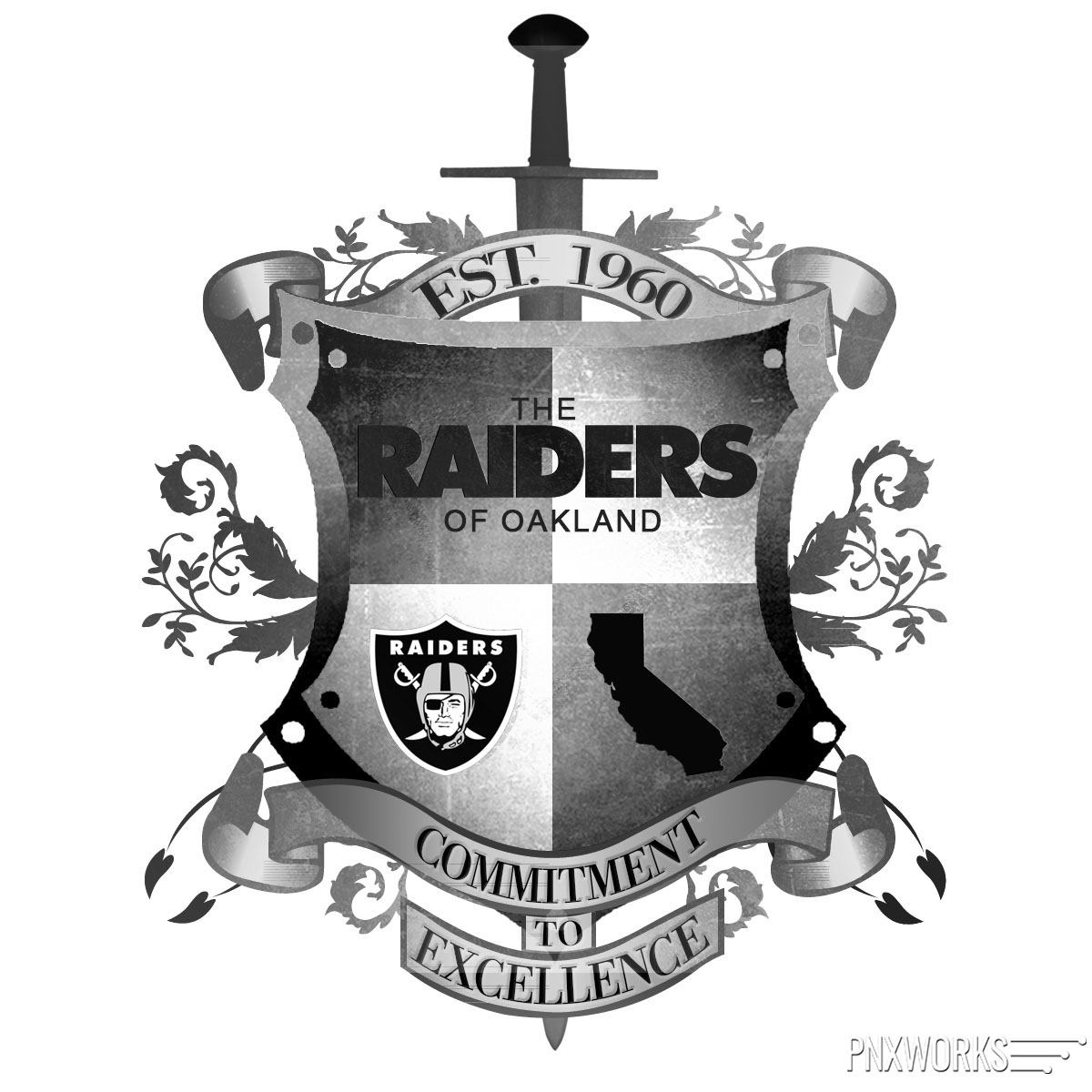 1200x1200 raiders logo - Raiders Logo Drawing.