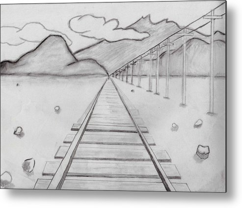 Railroad Perspective Drawing at PaintingValley.com | Explore collection ...