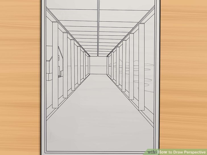 728x546 Easy Ways To Draw Perspective - Railroad Perspective Drawing