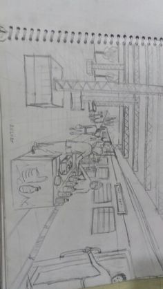 236x418 Railway Station Architecture Drawing Perspective Sketch - Railway Drawing