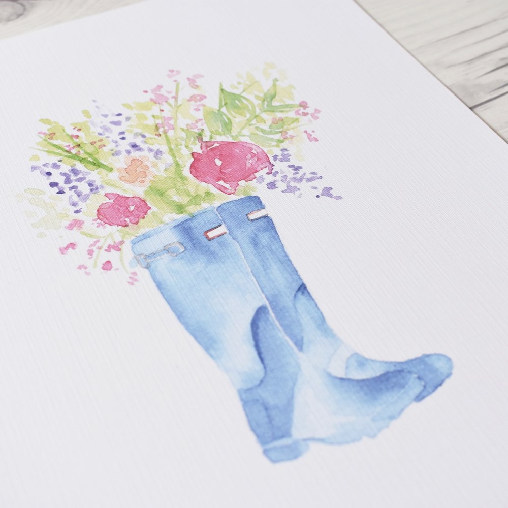 1000x1000 rain boots + flowers design co - Rain Boots Drawing