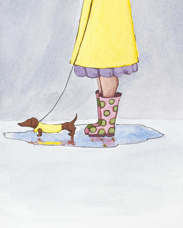 600x749 rain boots poster - Rain Boots Drawing