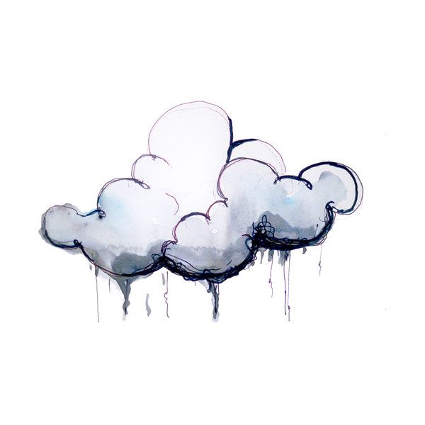 Rain Cloud Drawing At Paintingvalleycom Explore