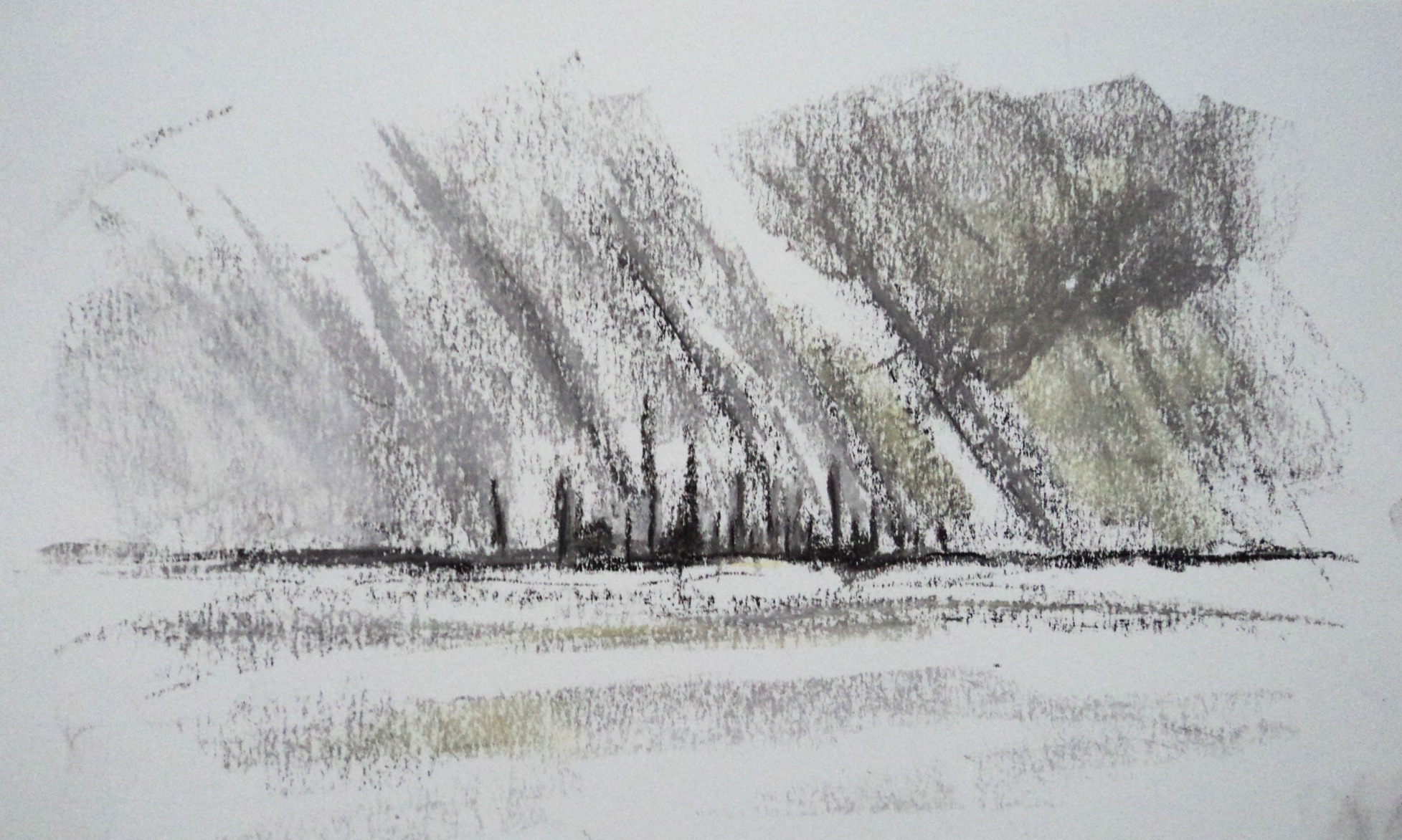 1955x1172 rain drawing landscape for free download - Rain Drawing