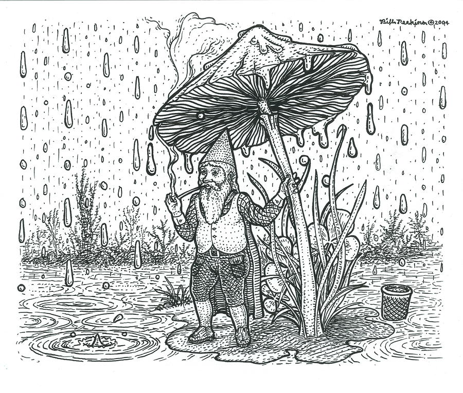 900x765 rain gnome drawing - Rain Drawing Pictures