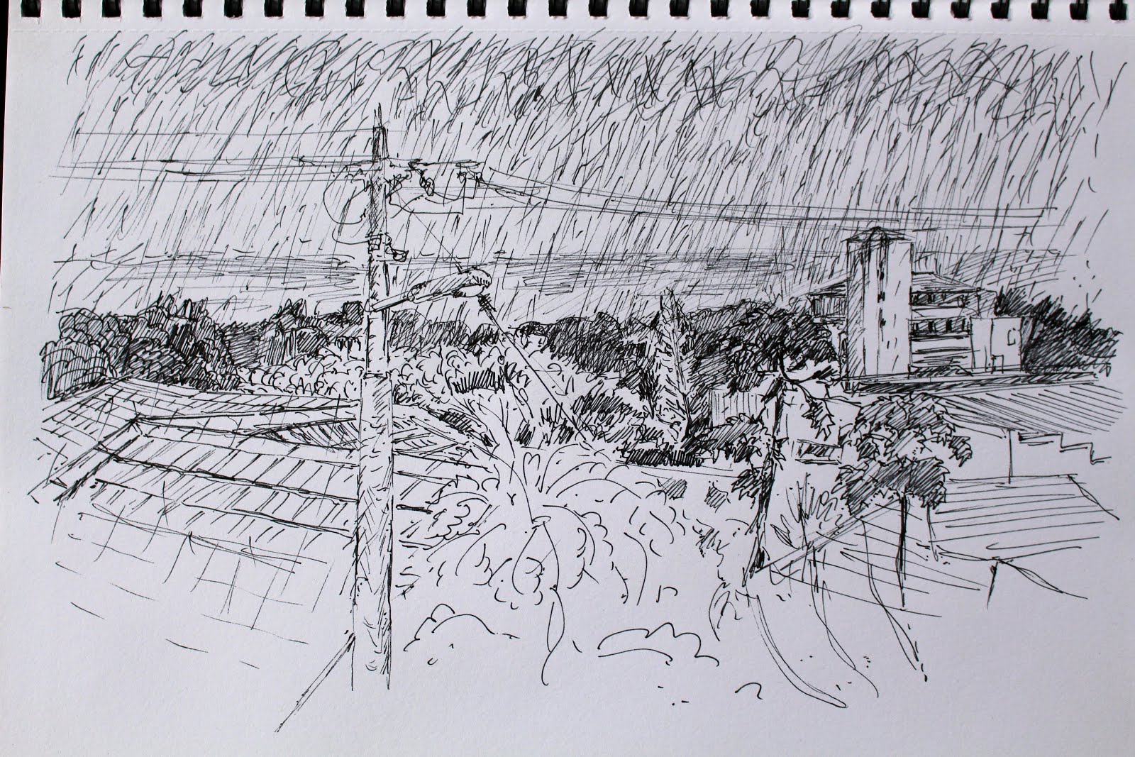 1600x1067 Rain Drawing Free Download - Rain Drawing Pictures