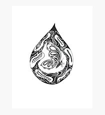 210x230 Raindrop Drawing Photographic Prints Redbubble - Rain Drop Drawing