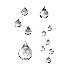 236x236 How To Draw Raindrop In Puddle - Rain Drop Drawing