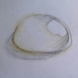 320x320 An Attempt To Draw A Raindrop Cake This Is Mostly To Practice - Rain Drop Drawing