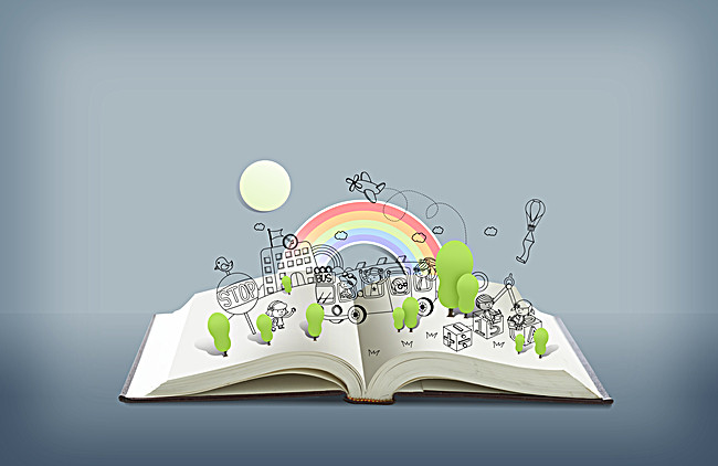 650x422 cartoon drawing rainbow plane background printing books, cartoon - Rainbow Cartoon Drawing