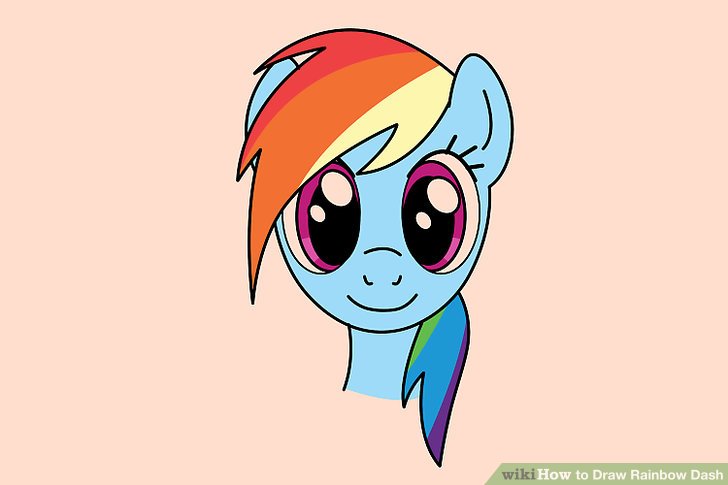 728x485 ways to draw rainbow dash - Rainbow Dash Drawing
