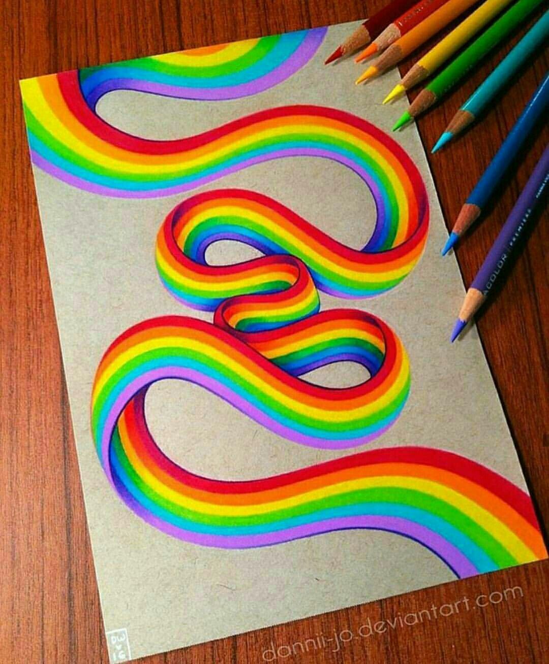 1080x1308 Cool Drawings Cool Drawings Art, Rainbow Drawing, Drawings - Rainbow Drawing