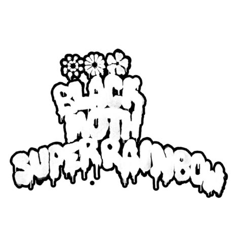 462x462 Black Moth Super Rainbow, Steve Hauschildt Sleeping Village - Rainbow Drawing Black And White