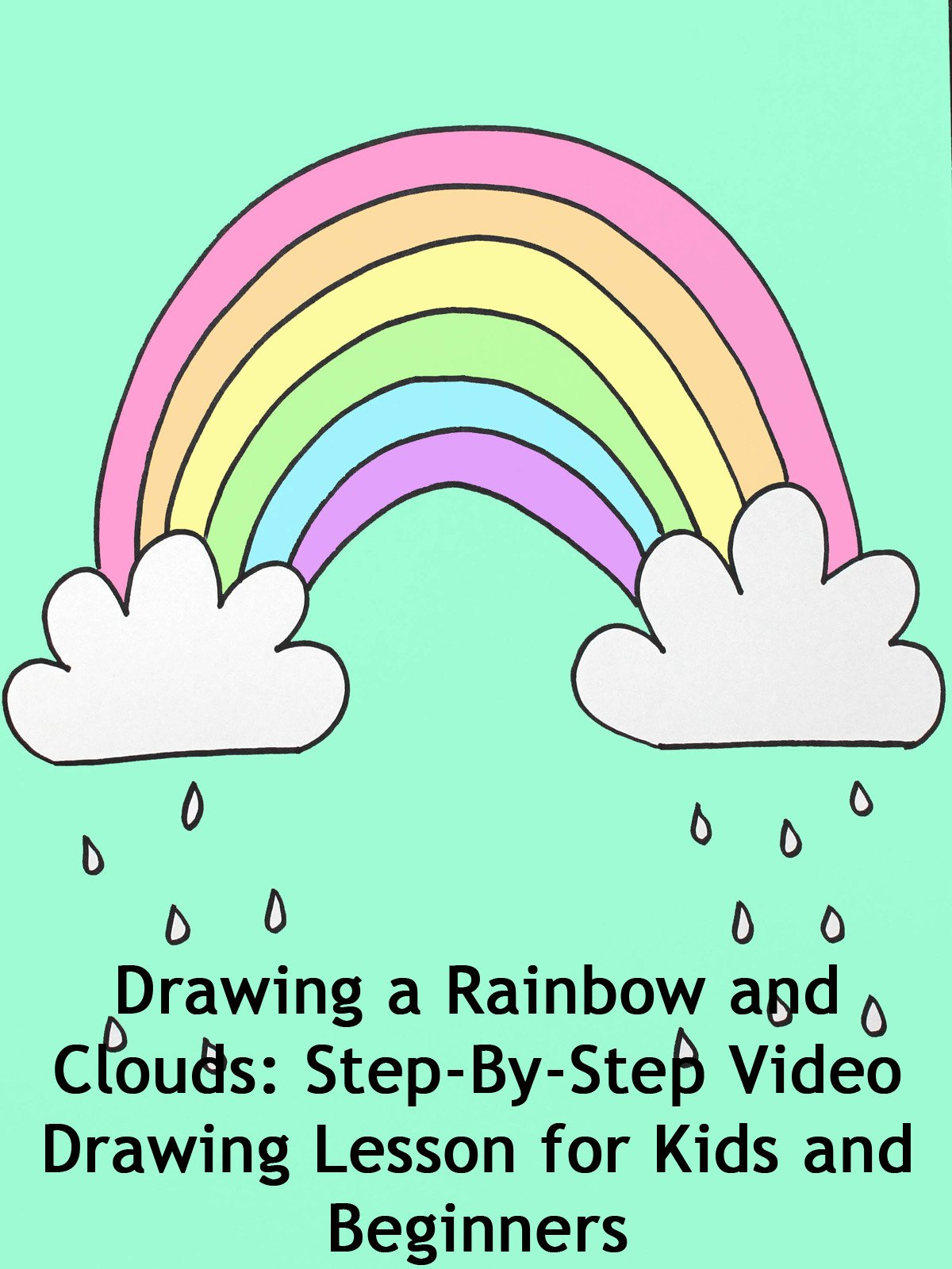 Rainbow Drawing For Kids at Explore collection of