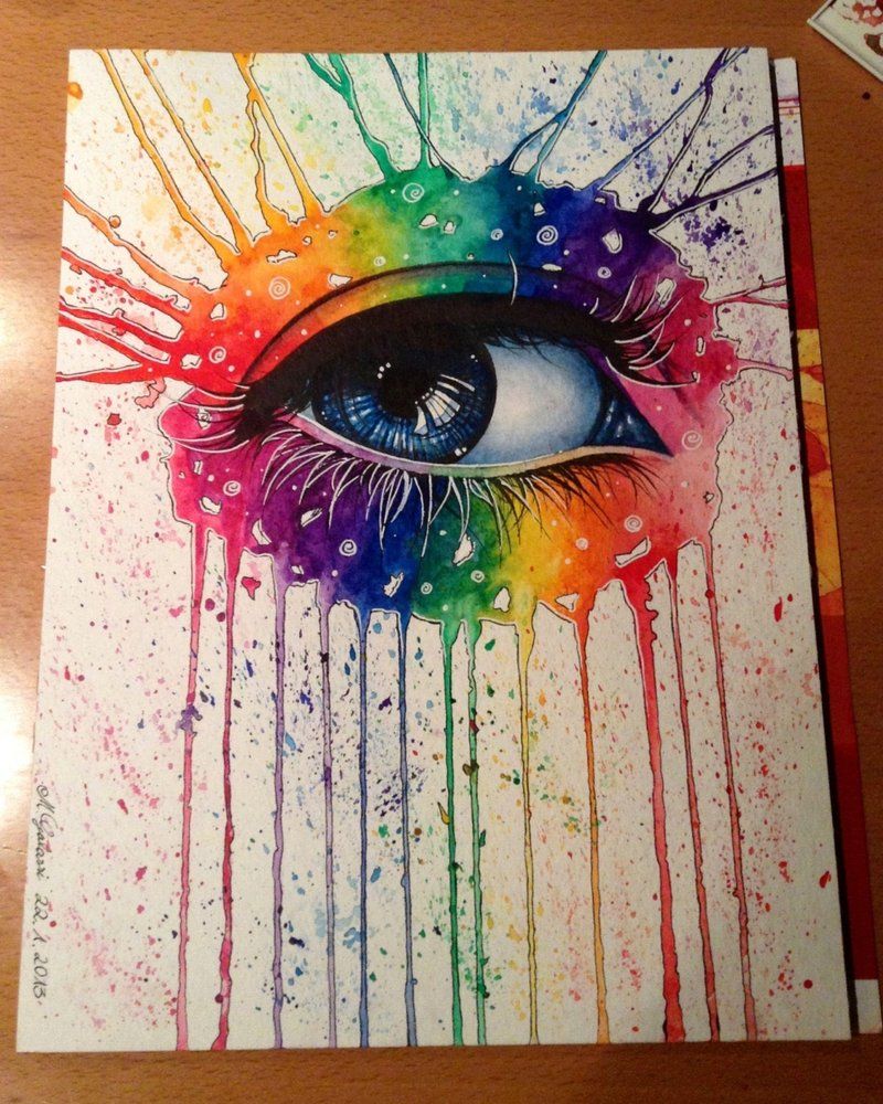 800x1000 Rainbow Eye - Rainbow Eye Drawing