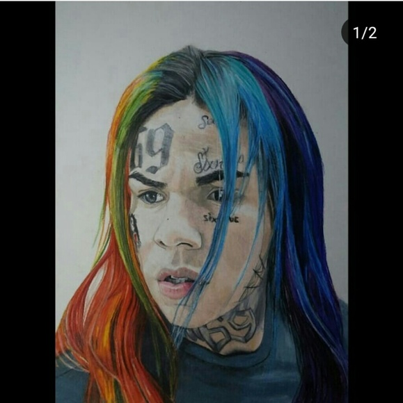 Rainbow Hair Drawing at PaintingValley.com | Explore collection of ...